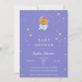 Invitation Baby shower spatial, Cute Cat, Cutie cosmique (Devant)