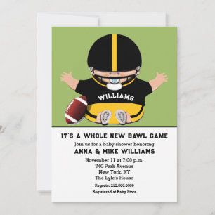 Invitation Baby-Shower Sport