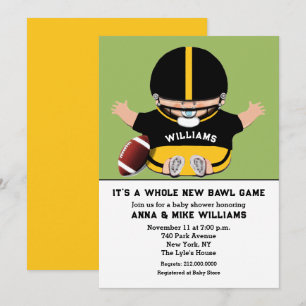 Invitation Baby-Shower Sportif