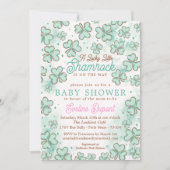 Invitation Baby shower st patrick (Devant)
