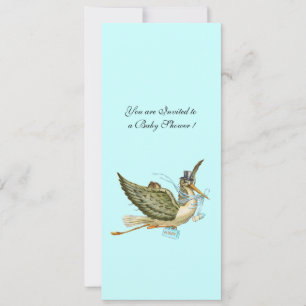 INVITATION BABY SHOWER STORK