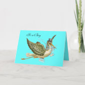 INVITATION BABY SHOWER STORK GARY (Devant)