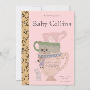 Invitation Baby shower Storybook