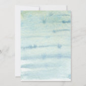 invitation baby shower succulent aquarelle (Dos)