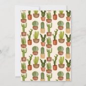 Invitation Baby shower Succulent Cactus en Terracotta Pot (Dos)