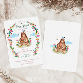 Invitation Baby shower sucré