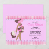 Invitation Baby shower sucré (Devant / Derrière)