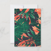 Invitation Baby shower Sucre & Épices & Tout Nice Fleur (Dos)