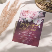 Invitation Baby shower Sucre & épices & Tout Nice Floral