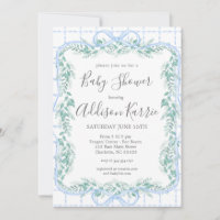 Baby shower sud de Preppy, Baby shower arc bleu,