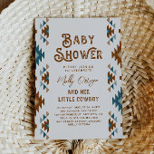 Invitation Baby shower Sud-Ouest | Cowboy Baby