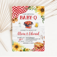 Baby shower Sunflower BBQ