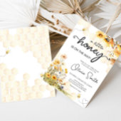 Invitation Baby shower Sunflower Little Honey