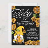 Invitation Baby shower | Sunflower Sunshine Gnome (Devant)