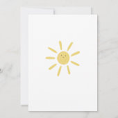 Invitation Baby shower Sunshine (Dos)
