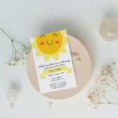 Invitation Baby shower Sunshine
