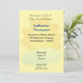 Invitation Baby shower Sunshine (Debout devant)