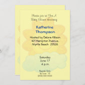 Invitation Baby shower Sunshine (Devant / Derrière)