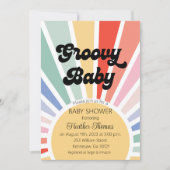 Invitation Baby shower Sunshine Baby super (Devant)