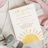 Invitation Baby shower Sunshine Boho