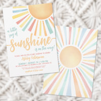 Baby Shower Sunshine Boho Bébé