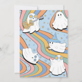 Invitation Baby shower super d'Halloween Little Boo (Dos)