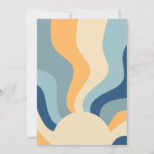 Invitation Baby shower Super HIPPIE DAZE (Dos)