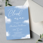 Invitation Baby shower sur Cloud 9