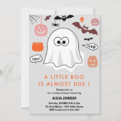 Invitation Baby shower sur le thème de l'Halloween Cute (Devant)