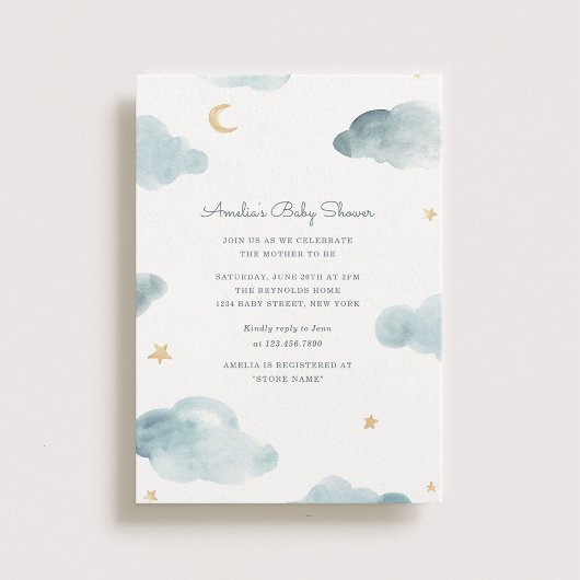 Invitation Baby shower Sweet Dreams