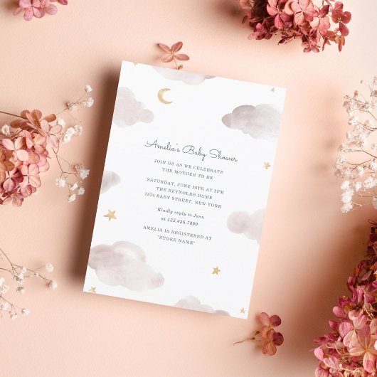 Invitation Baby shower Sweet Dreams