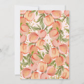 Invitation Baby shower Sweet Little Peach (Dos)