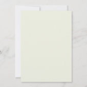 Invitation Baby Shower Tache de Canard Vert (Dos)