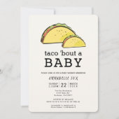 Invitation Baby shower Taco Bout Fiesta (Devant)