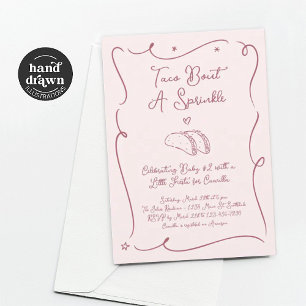 Invitation Baby Shower Taco Bout un bébé