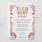 Invitation Baby shower Taco Fiesta (Devant)
