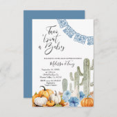 Invitation Baby shower Taco mexicain d'automne (Devant / Derrière)