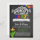 Invitation Baby shower Taco pour Couple (Devant)