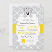 Invitation Baby shower Teddy Bear (Devant)