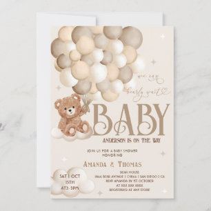Invitation Baby shower Teddy Bear