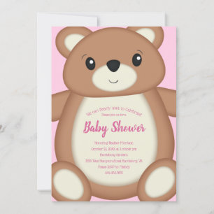Invitation Baby shower Teddy Bear