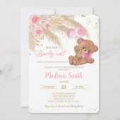 Invitation Baby shower Teddy Bear (Devant)