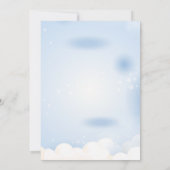 Invitation Baby shower Teddy Bear Rainbow Boys (Dos)