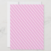 Invitation Baby shower Teddy Girl maman ou papa (Dos)