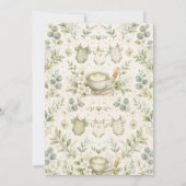 Invitation Baby Shower Tellement d'Amour Matcha (Dos)