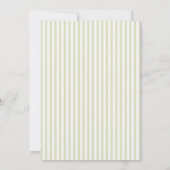 Invitation Baby Shower Thé Vert Matcha (Dos)