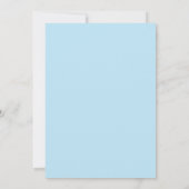Invitation Baby-shower thème baseball (Dos)