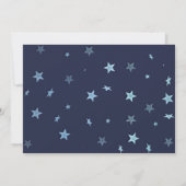 Invitation Baby Shower Thème Espace Bébé Countdown (Dos)