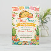 Invitation Baby-Shower Tiny Taco (Debout devant)