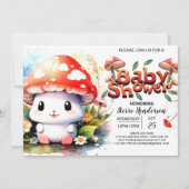 Invitation Baby shower Toadstool Wonderland (Devant)